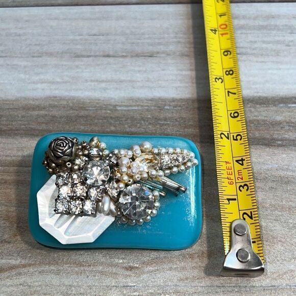 Custom Belt Buckle From Vintage/Antique Jewelry main image 5